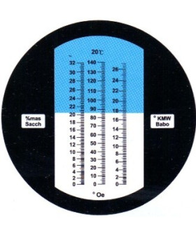 Refractometer til vin (Oechsle)