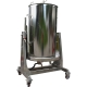 Hydropresse 250 l. rustfri