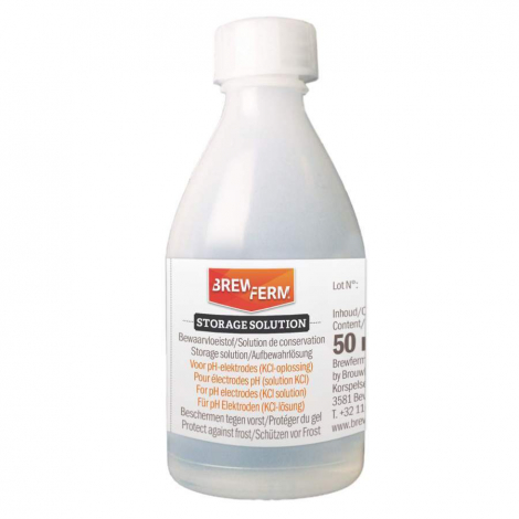 Opbevaringsopløsning til pH-elektrode 50 ml.