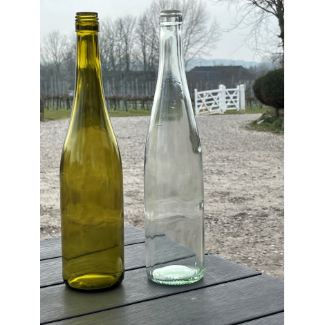 Flasker Alsace grøn ( Genbrug ) til skruelåg