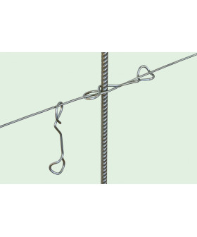 Lås til plantestok ( Sticofix R+S Gr.1 )  250 stk.